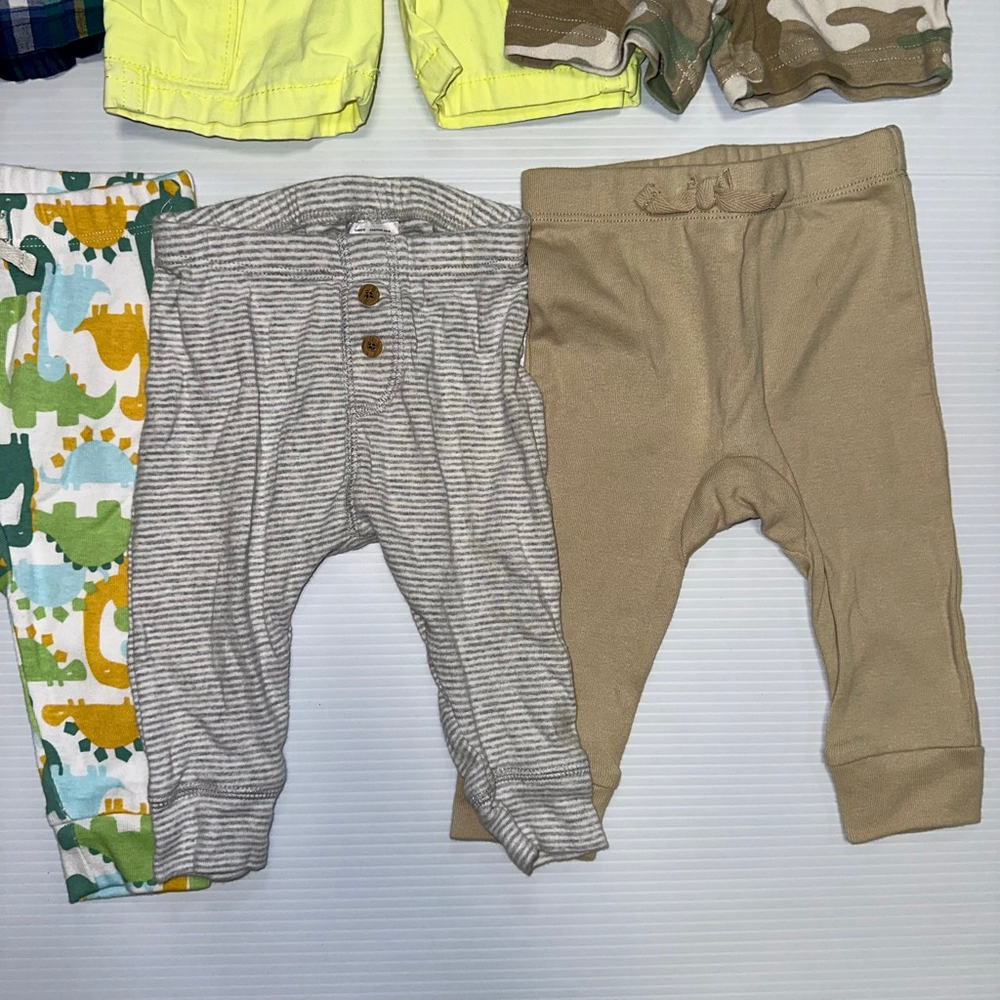 Baby Mixed Brands Bottoms 6 Months Multi-color Pants & Shorts 8-Piece Lot Bundle - Picture 8 of 14